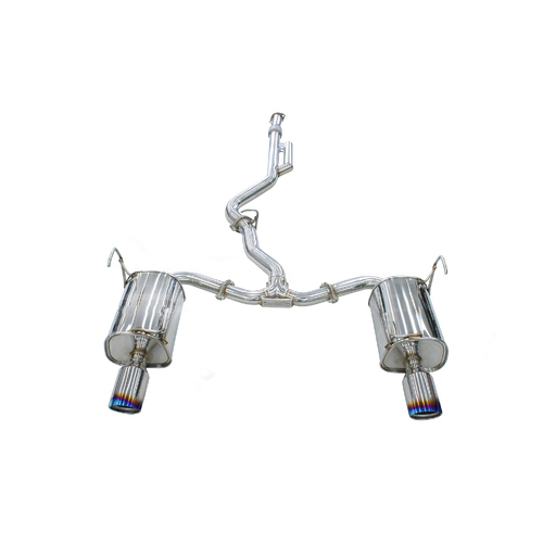 Invidia Q300 Cat Back Exhaust w/ Rolled Tips for (WRX Wagon VB 22+)