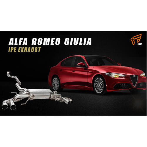IPE(Stainless) Exhaust System FOR ALFA ROMEO Guilia 2.0T(2016 - Current)