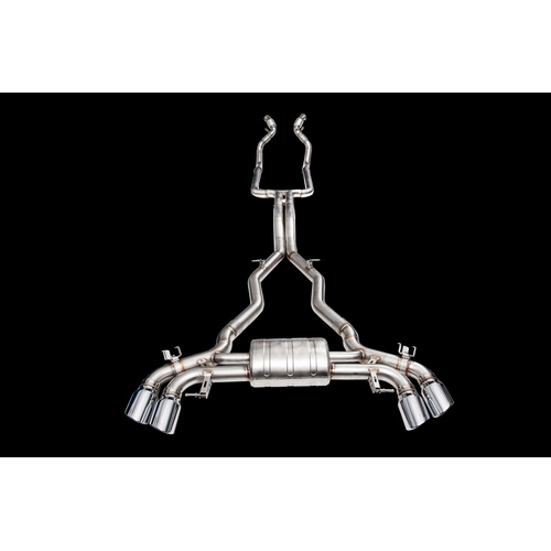 IPE (STAINLESS)EXHAUST SYSTEM Front Pipe + X Pipe + Electronic Valvetronic Muffler + Tips OPF Version F90 M5(2018)