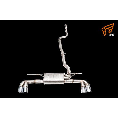 IPE (STAINLESS)EXHAUST SYSTEM Front Pipe+Mid Pipe I+Mid Pipe II+Valvetronic Muffler+Outlet Pipe+OBDii+ Tips G30520i/525i/530i(2016 - on)