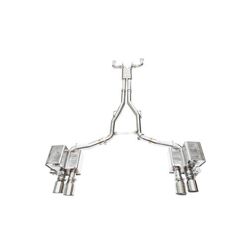 IPE (STAINLESS)EXHAUST SYSTEM Mid Pipe + Valvetronic Muffler + Tips(Chrome Silver) Maserati Quattroporte MK6 3.0T 2WD(2013 -on)