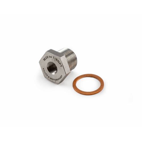 Killer B M20 x 1.5 OEM Sump Plug to 1/8" NPT Adaptor for Subaru WRX/STI/FXT/LGT