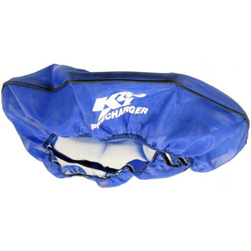 K&N 22-1422PL Air Filter Wrap PRECHARGER; 14"D, 2-1/4"H, BLUE