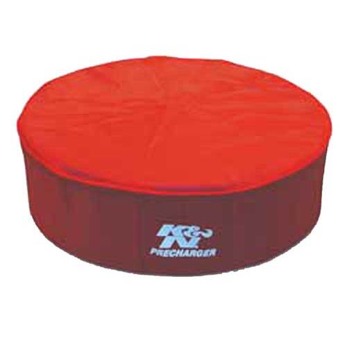 K&N 22-1422PR Air Filter Wrap PRECHARGER; 14"D, 2-1/4"H, RED