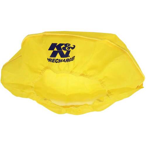 K&N 22-1422PY Air Filter Wrap PRECHARGER; 14"D, 2-1/4"H, YELLOW