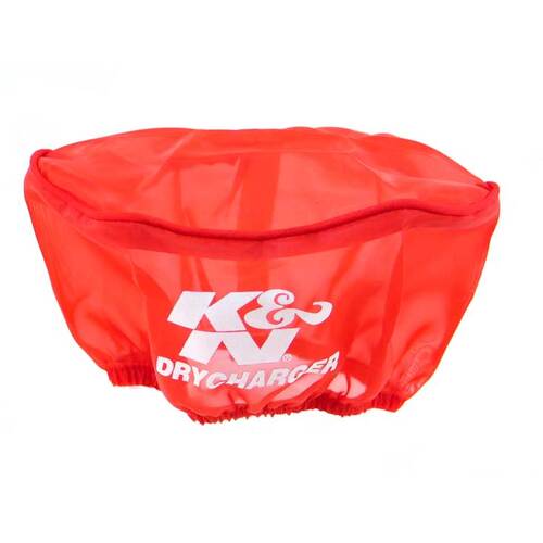 K&N 22-2015PR Air Filter Wrap DRYCHARGER WRAP; 4.5 X 7" OVAL TAPERED RED