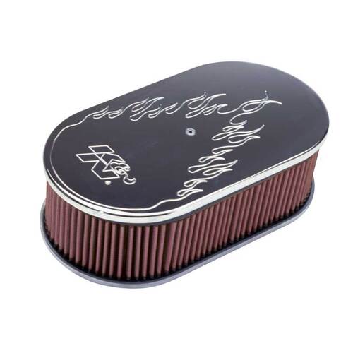 K&N 66-1470 Oval Air Filter Assembly