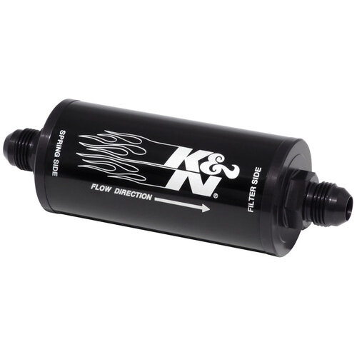 K&N 81-1001 Fuel/Oil Filter IN-LINE GAS FILTER- 8AN-25 MICRON