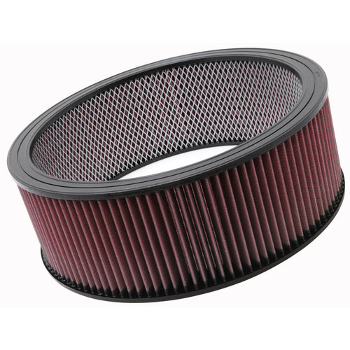 K&N E-3760 Round Air Filter 14"OD, 12"ID, 5"H; W/INNER WIRE