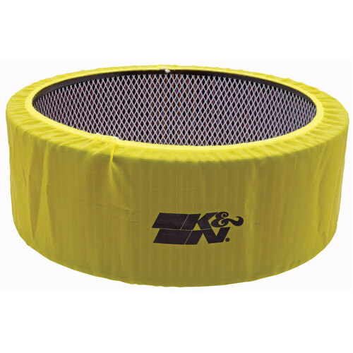 K&N E-3760PY Air Filter Wrap PRECHARGER WRAP, YELLOW, CUSTOM