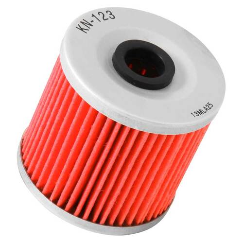 K&N KN-123 Oil Filter OIL FILTER; POWERSPORTS CARTRIDGE