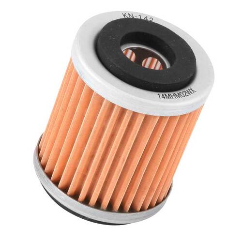 K&N KN-142 Oil Filter OIL FILTER; POWERSPORTS CARTRIDGE
