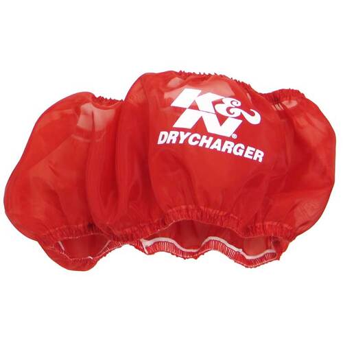 K&N RC-3028DR Air Filter Wrap DRYCHARGER WRAP; 57-3028, 57-3029, RED