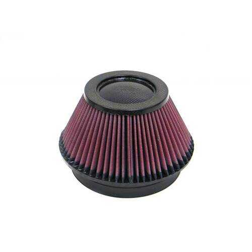 K&N RP-4600 Universal Air Filter - Carbon Fiber Top