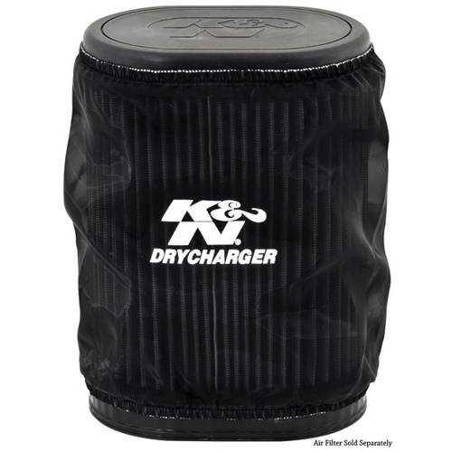 K&N YA-7008DK Air Filter Wrap DRYCHARGER WRAP; YA-7008, BLACK