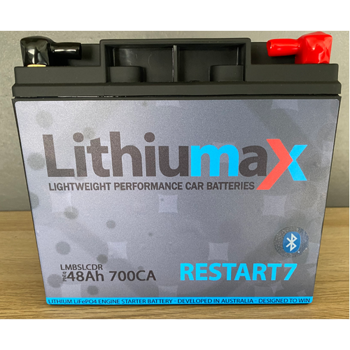 Lithiumax RESTART7 Bluetooth 700CA ULTRA-LITE Engine Starter Battery