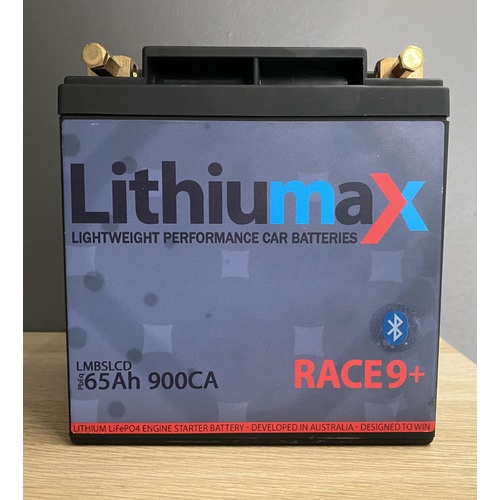 Lithiumax NEW Gen5 RACE9+ 900CA Bluetooth Engine Starter Battery