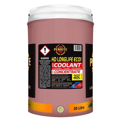 Penrite Heavy Duty Longlife EC01 Coolant Concentrate - 20 Litres