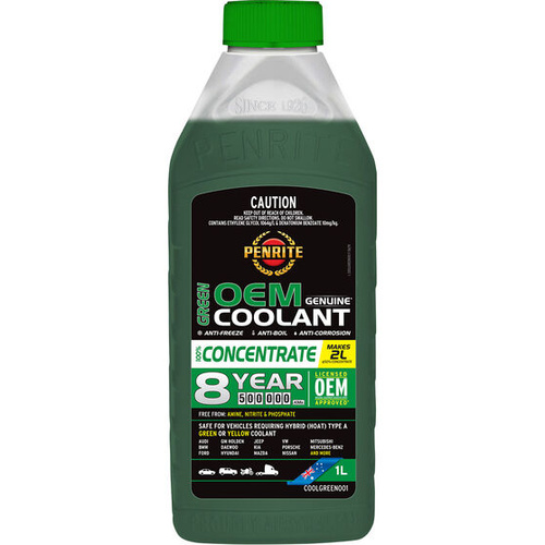 Penrite Green OEM Coolant Concentrate 1 Litre