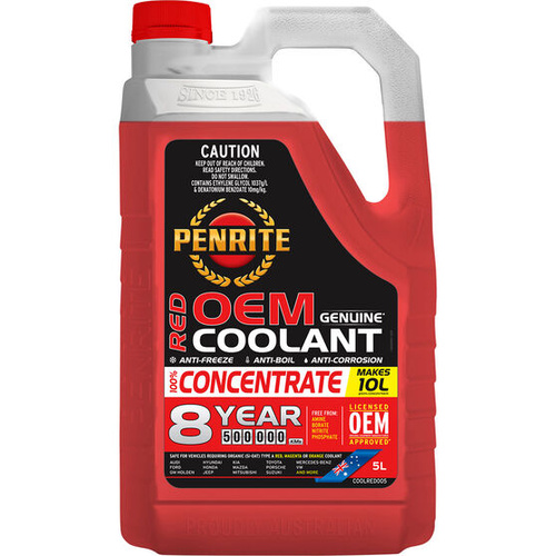 Penrite Red OEM Coolant Concentrate 5 Litre