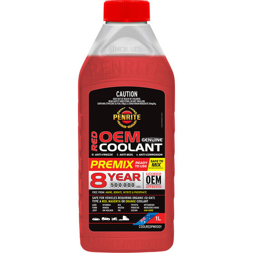 Penrite Red OEM Coolant Premix 1 Litre