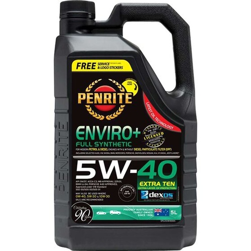 Penrite Enviro+ Engine Oil 5W-40 5 Litre