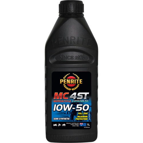 Penrite MC-4 Semi Synthetic Motorcycle Oil - 10W-50, 1 Litre