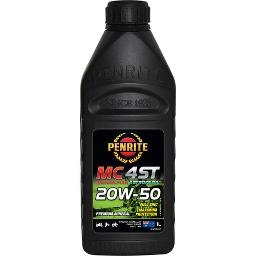 Penrite MC-4 Motorcycle Oil - 20W-50, 1 Litre
