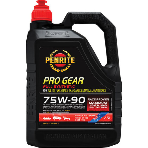 Penrite Pro Gear 75W-90 2.5 Litre
