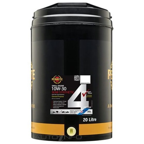 Penrite Small Engine Four Stroke Oil - 10W-30, 20 Litres