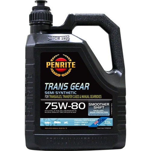 Penrite Trans Gear 75W-80 2.5 Litre