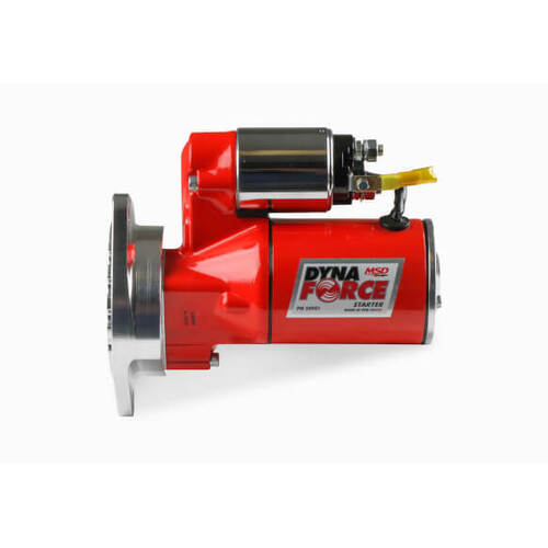 MSD Starter DynaForce Mini Red Powdercoated For Ford Windsor Cleveland Manual Transmission 3/8 in. Ring Gear Depth Each