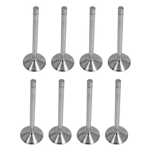 Proflow Maxflow Valves Holden SuperMax Heads Intake Stainless Steel 2.020 in. Diameter 8mm Stem 5.400 in. Length Set of 8