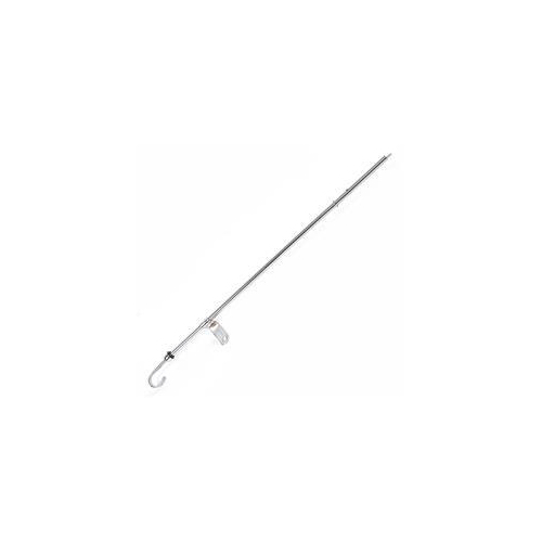 Proflow Engine Oil Dipstick with Tube Steel Chrome BB Chev V8