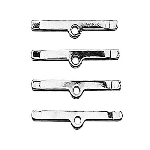 Proflow Valve Cover Spreader Bars Chrome Kit SB Chev 4-3/4 long