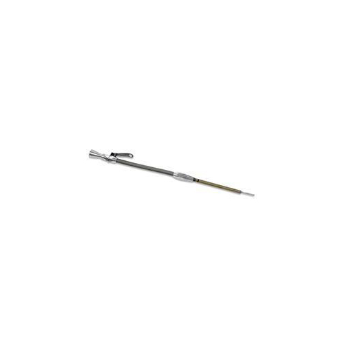 Proflow Dipstick with Tube Engine Braided Stainless Steel/Aluminium For Chevrolet Small Block 1980-Up Each