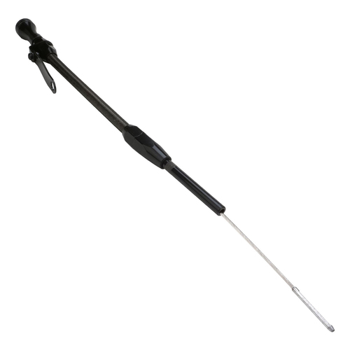 Proflow Dipstick with Tube Engine Braided Black Stainless Steel/Aluminium For Chevrolet Small Block 1980-Up Each