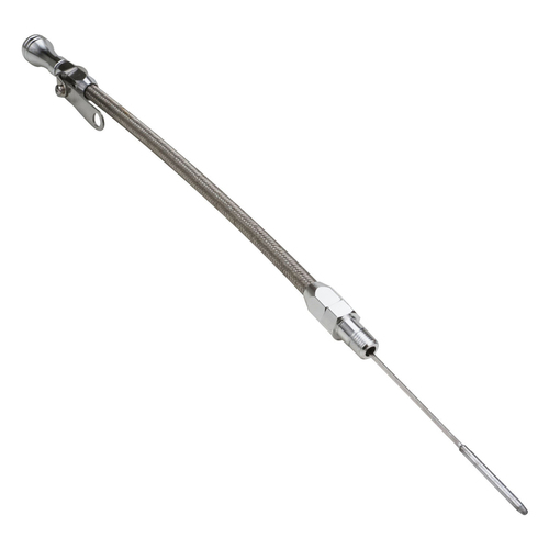 Proflow Engine Oil Dipstick Universal Steel Chrome Handle 1/4 in. NPT Fitting