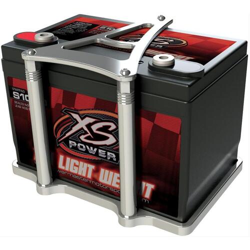 Proflow Universal Deluxe Battery Mount Hold Down XS Power Billet Aluminium Machined / Anodised Finish
