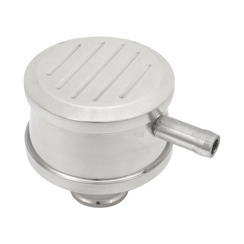 Proflow Breather Cap Push-In with Tube Ball-Milled ,Polished Aluminum