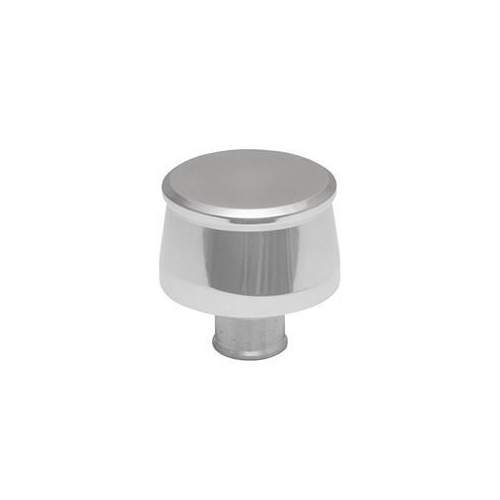 Proflow Breather Cap Push-In Smooth ,Polished Aluminum