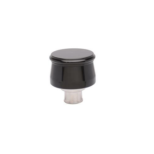 Proflow Breather Cap Push-In Smooth,Black Aluminum