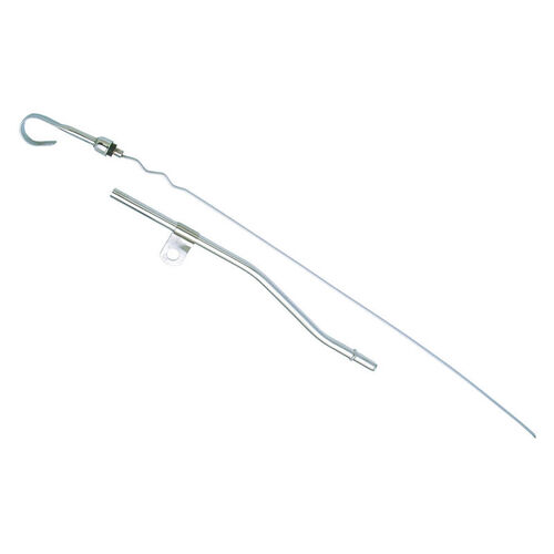 Proflow Engine Oil Dipstick with Tube To Pan Steel Chrome SBF Windsor V8 289 302 Each