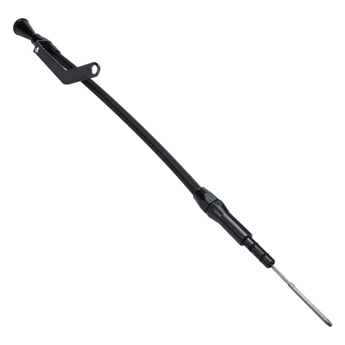 Proflow Engine Dipstick Braided Steel Aluminium Black Black Anodised For Holden Commodore Late VN Heads 253.308
