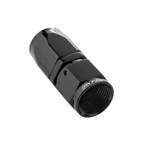 Proflow Straight Hose End -10AN Hose to Female Black