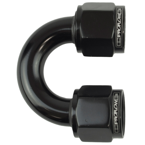Proflow 180 Degree Female To Female Union Swivel Hose End -10AN Black