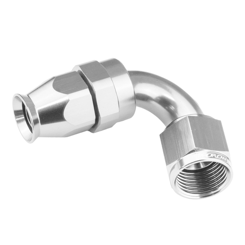 Proflow Aluminium 150 Degree Hose End Hose End For -12AN PTFE Hose Polished