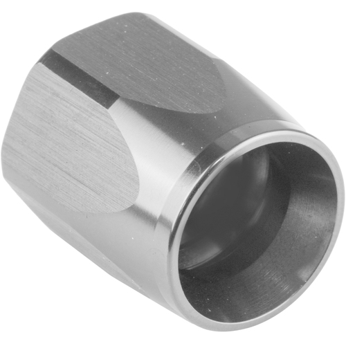 Proflow Replacement Hose End Socket Nut -08AN Aluminium Silver