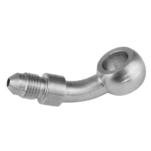 Proflow Stainless Steel 45 Degree Banjo Brake Hose End 11.2mm To -03AN Male
