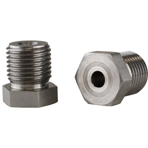 Proflow Brake Hard Line Tube Nut 9/16''-18 for 3/16'' Pipe 2 Pack Stainless Steel